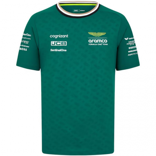 [Plus Size] Aston Martin Aramco Cognizant F1 Racing Team Fernando Alonso Driver T-Shirt 2024