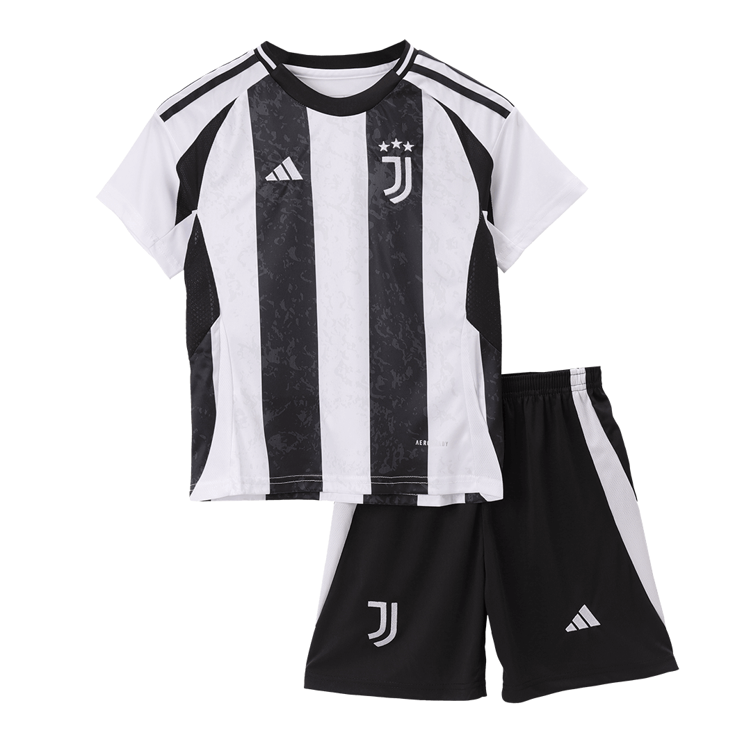 Kids Juventus Home Full Kit(Jersey+Shorts+Socks) 2024/25