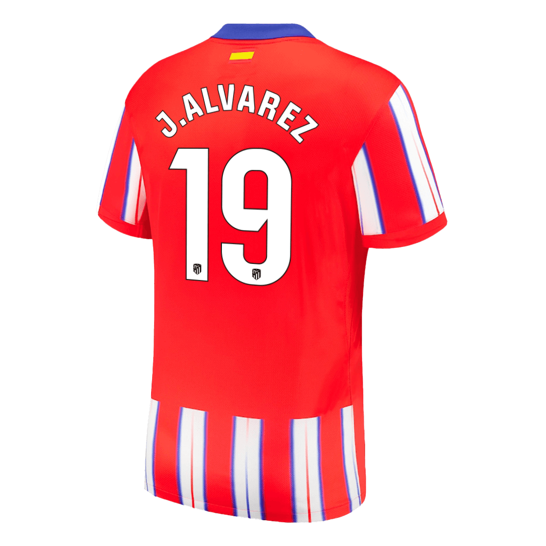 J.ALVAREZ #19 Atletico Madrid Home Jersey 2024/25