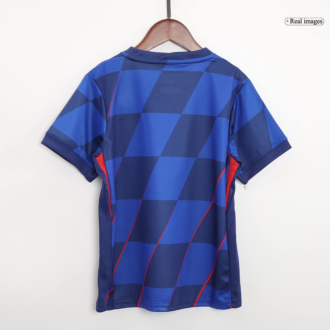 Kids Croatia Away Jersey Kit Euro 2024