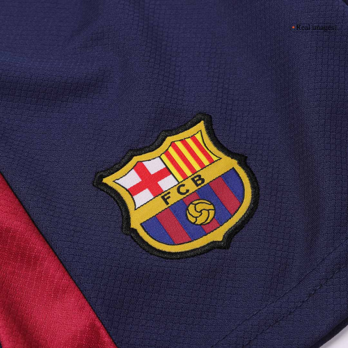 Kids Barcelona Home Spotify Logo Without Text Jersey Kit 2024/25