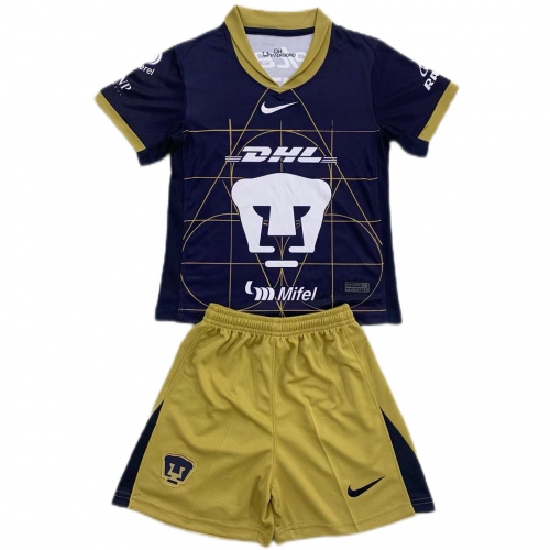 Kids Pumas UNAM Away Kit Jersey+Shorts 2024/25