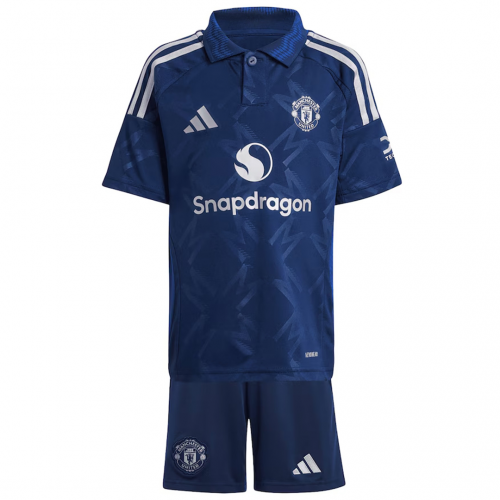 Kids Manchester United Away Jersey Kit 2024/25