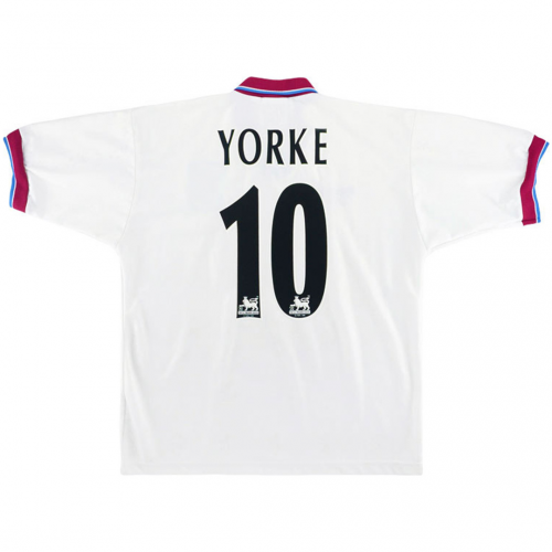 YORKE #10 Aston Villa Retro Away Jersey 1996/98