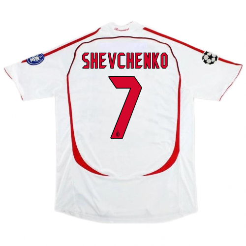 SHEVCHENKO #7 Retro AC Milan UCL Final Away Jersey 2006/07