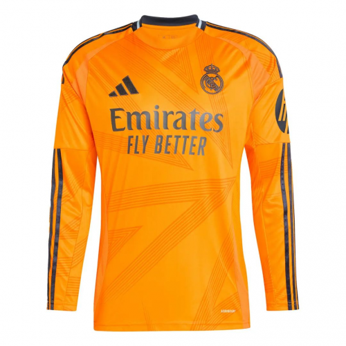 Real Madrid Away Long Sleeve Jersey 2024/25