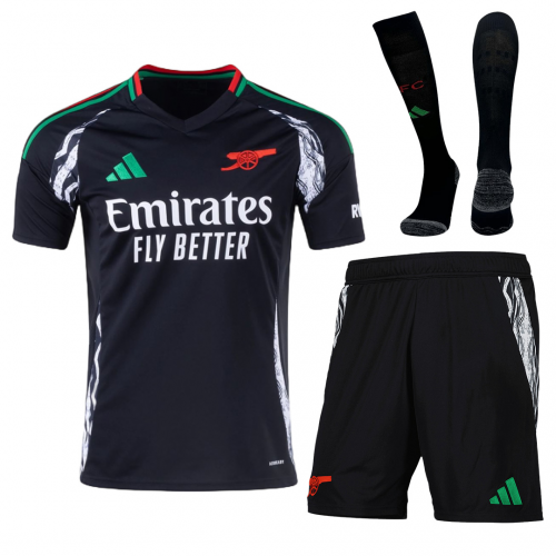 Arsenal Away Full Kit(Jersey+Shorts+Socks) 2024/25