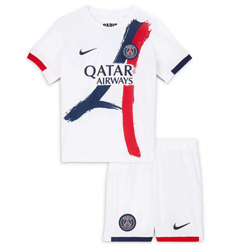 Kids PSG Away Kit Jersey+Shorts 2024/25