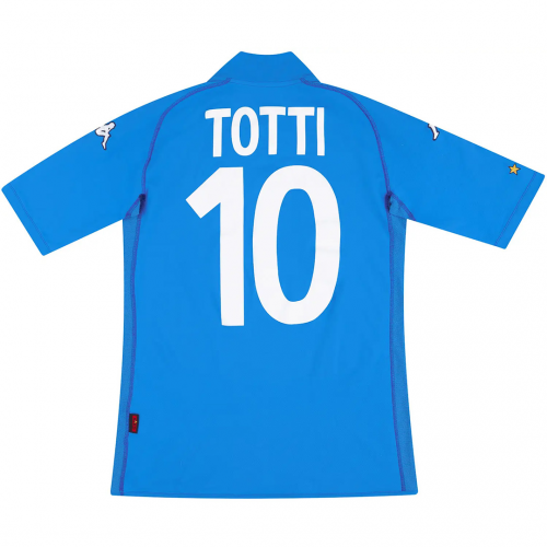 TOTTI #10 Retro Italy Home Jersey World Cup 2002