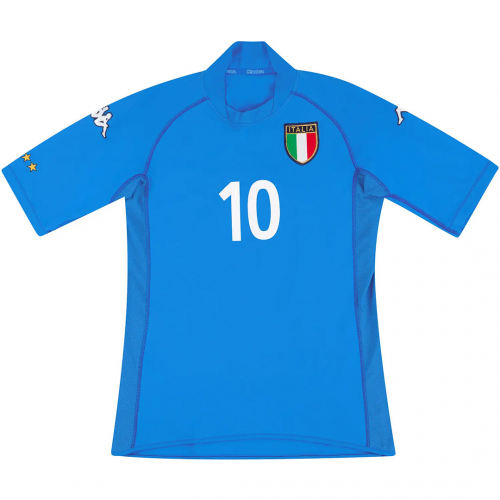 TOTTI #10 Retro Italy Home Jersey World Cup 2002