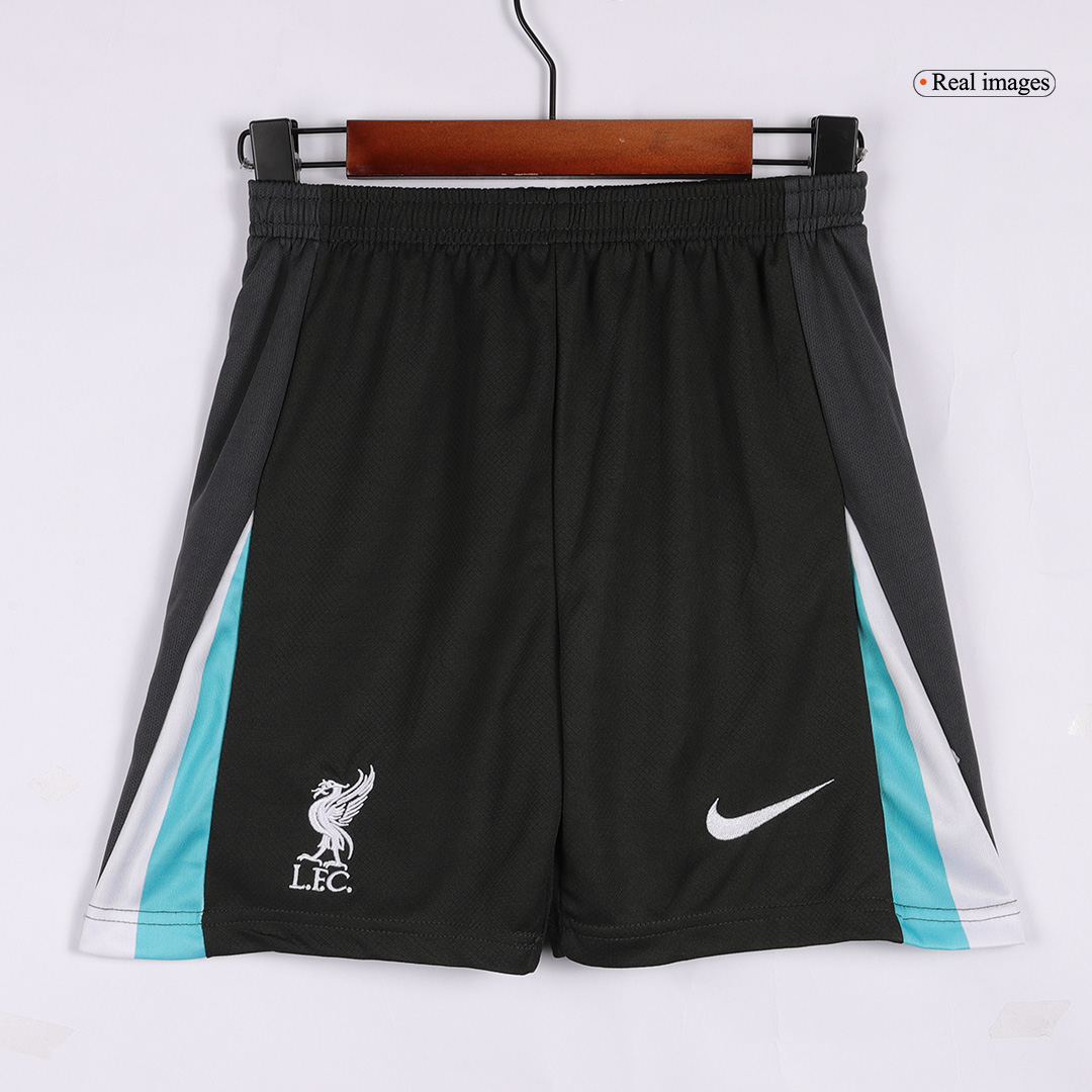 Kids Liverpool Away Full Jersey Kit 2024/25