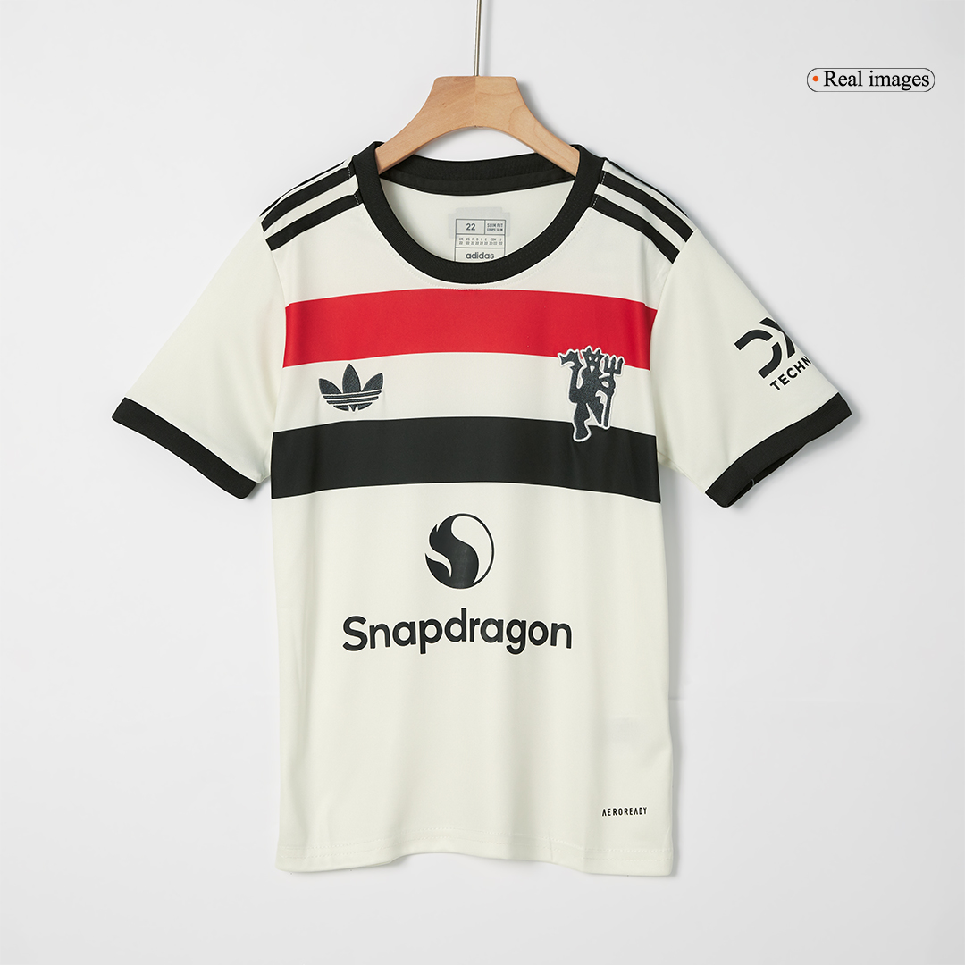 [Super Replica] Kids Manchester United Third Full Kit 2024/25