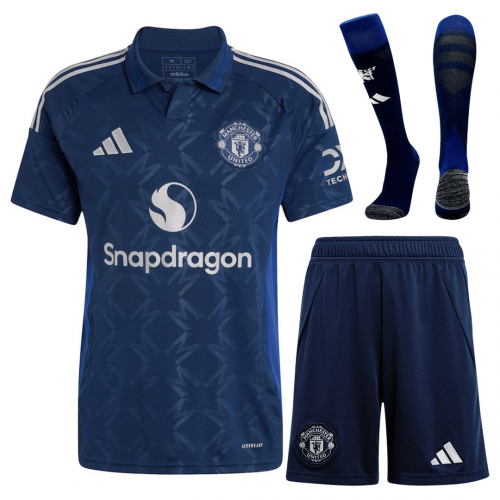 Manchester United Away Full Jersey Kit 2024/25