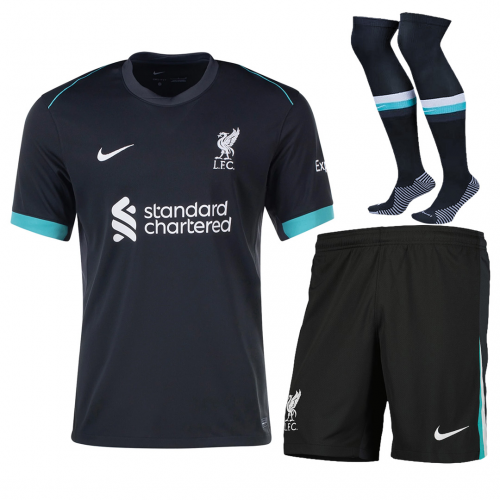 Liverpool Away Full Jersey Kit 2024/25