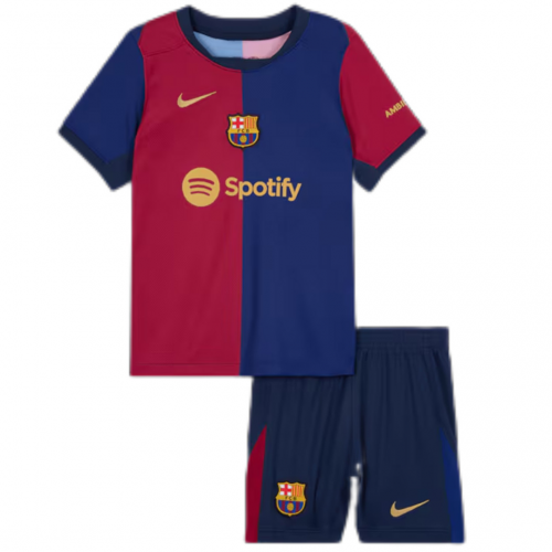 Kids LAMINE YAMAL #19 Barcelona Home Kit 2024/25