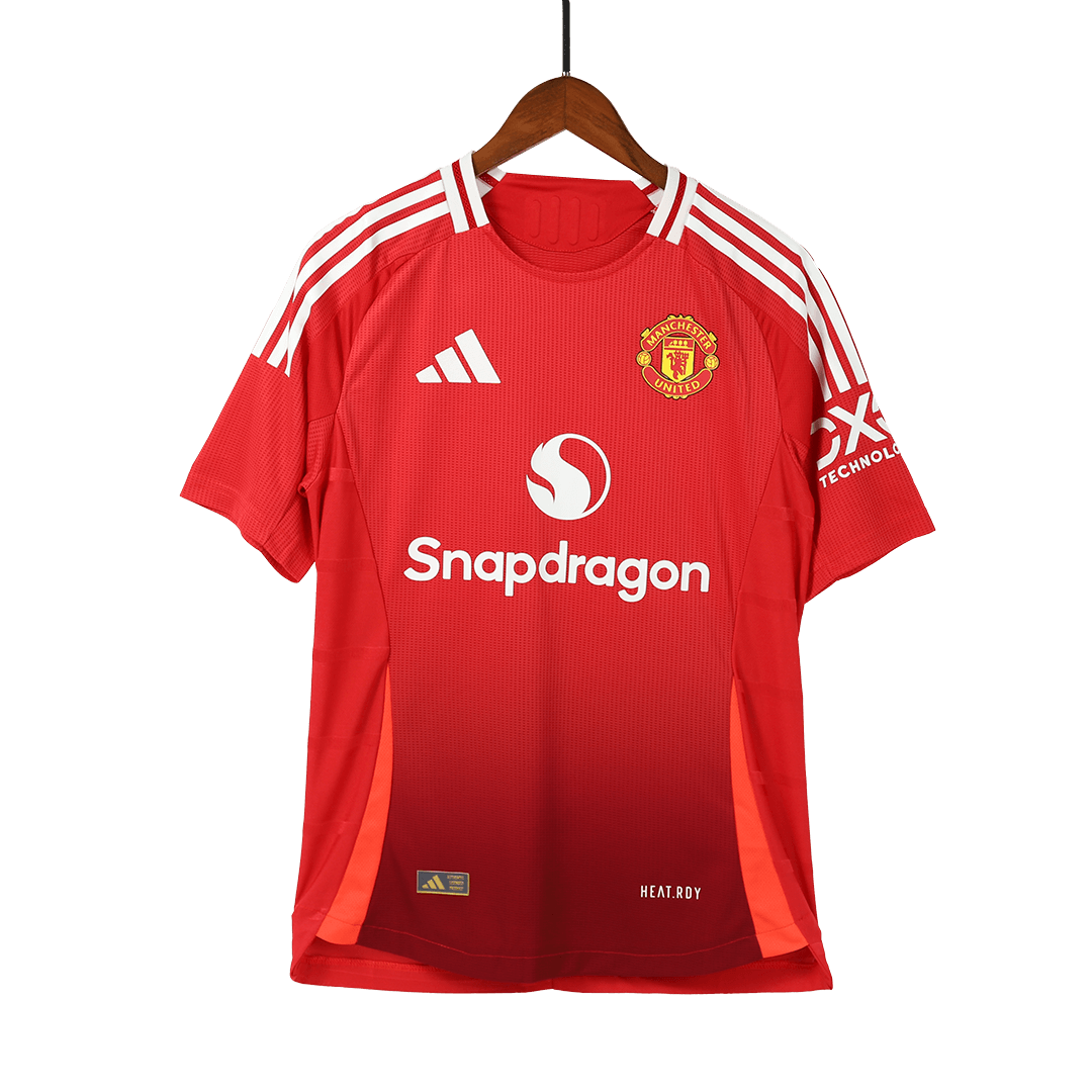 Manchester United Home Match Jersey+Shorts+Socks Full Kit Player Version 2024/25