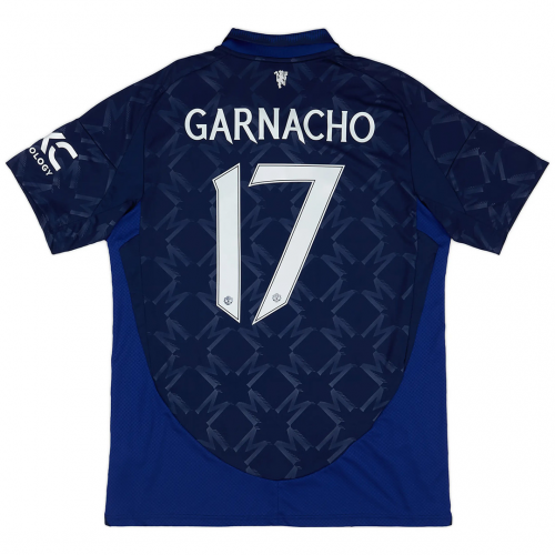 GARNACHO #17 Manchester United Away Jersey 2024/25 - Man United Font