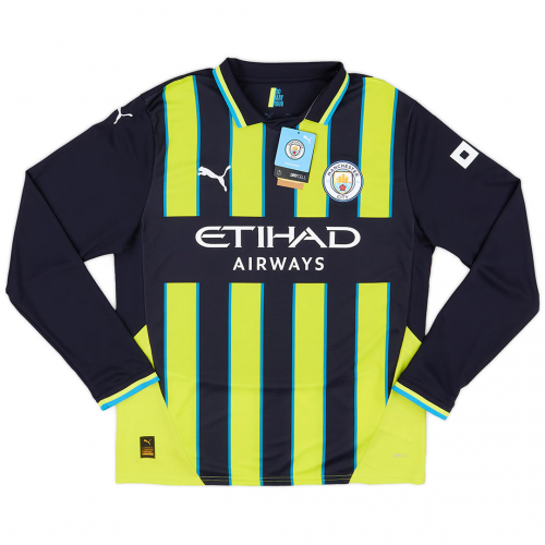 Manchester City Away Long Sleeve Jersey 2024/25