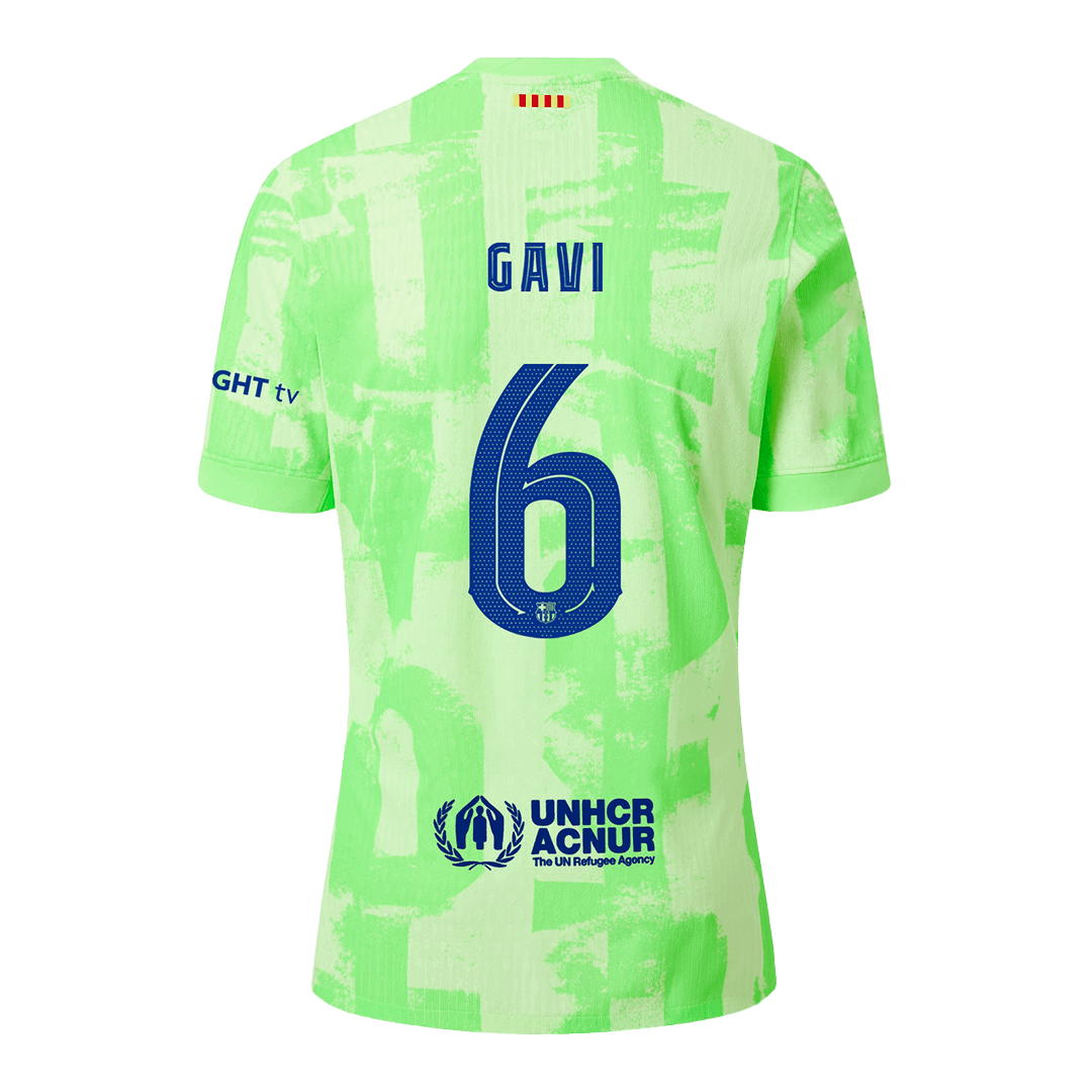 GAVI #6 Barcelona Third Match Jersey 2024/25 - UCL Font