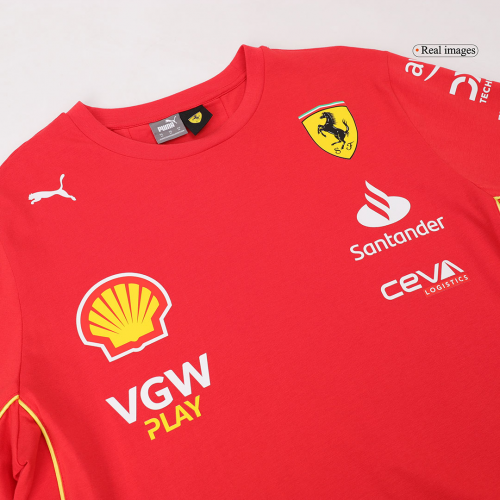Discount Scuderia Ferrari F1 Racing Team Charles Leclerc Driver T-Shirt 2024