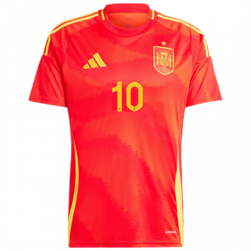 LAMINE YAMAL #10 Spain Home Jersey Euro 2024