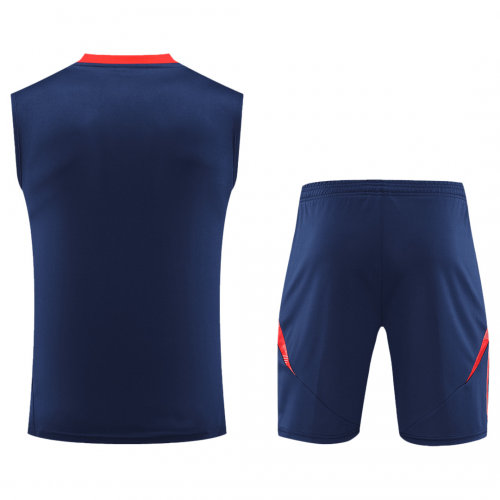 Manchester United Pre-Match Vest Kit(Jersey+Shorts) 2024/25