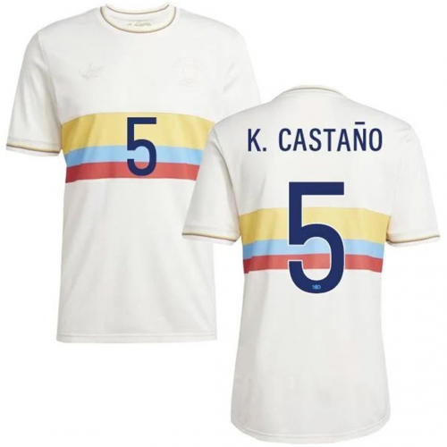 K. CASTAÑO #5 Colombia Centenary Collection Jersey 2024