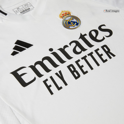 Kids Real Madrid Home Kit(Jersey+Shorts) 2024/25