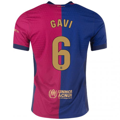 GAVI #6 Barcelona Home Match Jersey 2024/25