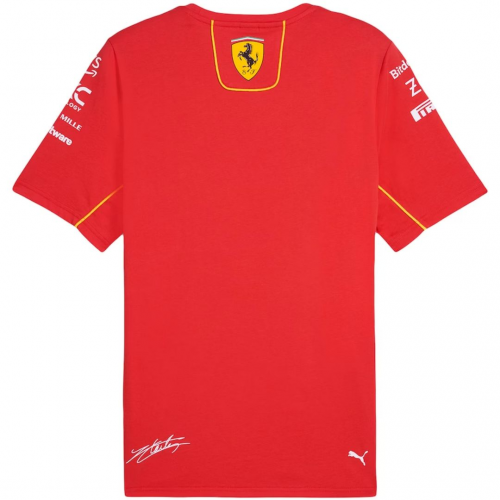 Discount Scuderia Ferrari F1 Racing Team Charles Leclerc Driver T-Shirt 2024