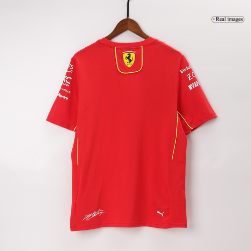 Discount Scuderia Ferrari F1 Racing Team Charles Leclerc Driver T-Shirt 2024