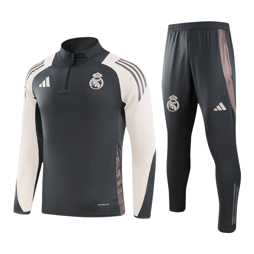 Real Madrid Zipper Sweat Kit(Top+Pants) 2024/25