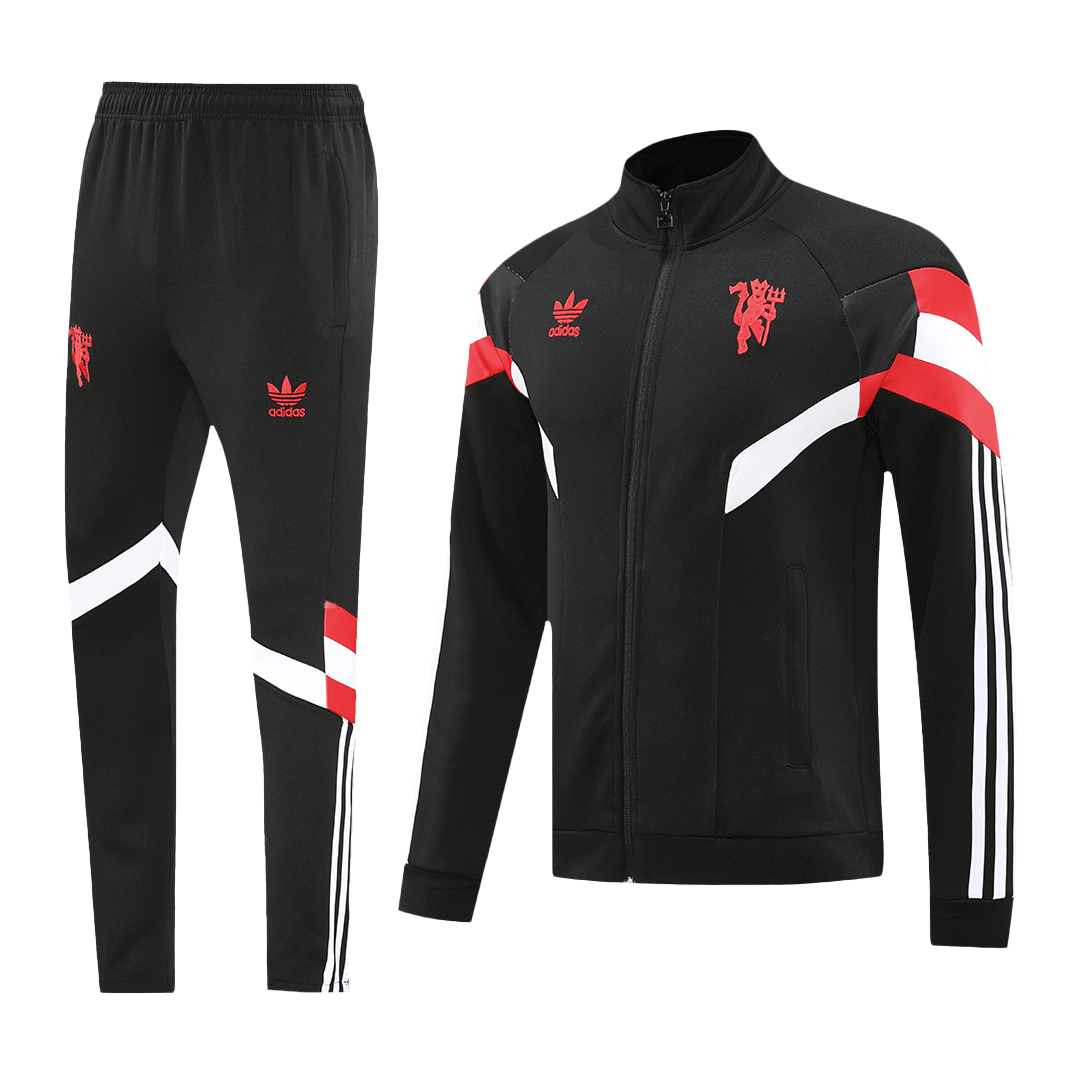 Manchester United Training Kit (Jacket+Pants) Black 2024/25