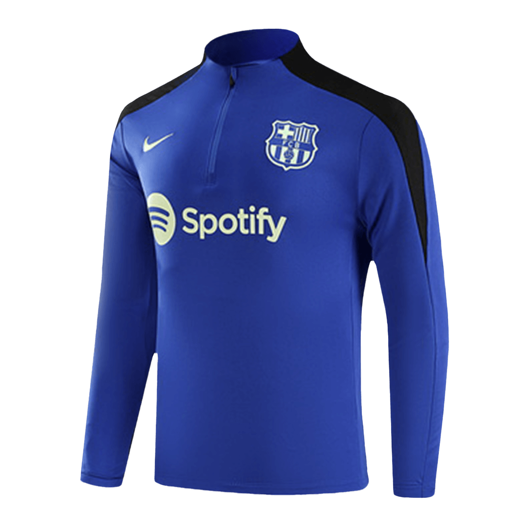 Barcelona Zipper Sweat Kit(Top+Pants) Blue 2024/25