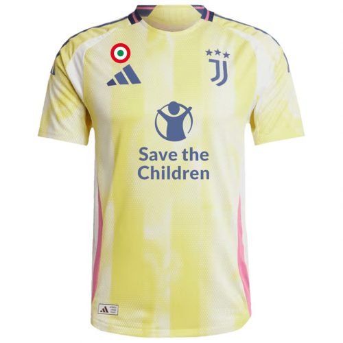 Juventus Away Save Children Sponsor Match Jersey 2024/25