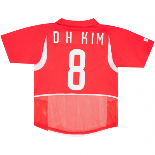 D H KIM #8 Retro South Korea Home Jersey 2002