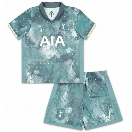 Kids Tottenham Hotspur Third Kit(Jersey+Shorts) 2024/25