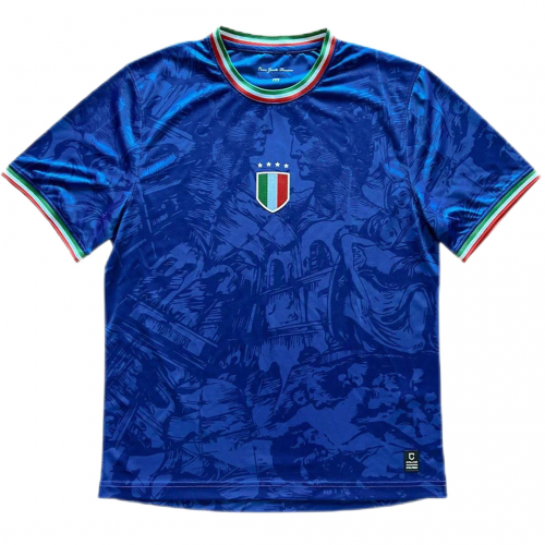 Italy Home 'Italian Football TV' Version Jersey 2024