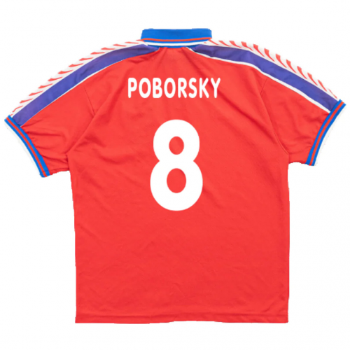 Poborsky #8 Czech Republic Home Jersey 1996/98