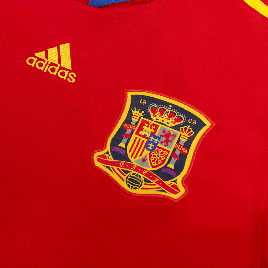 SILVA #21 Retro Spain Home Jersey 2010