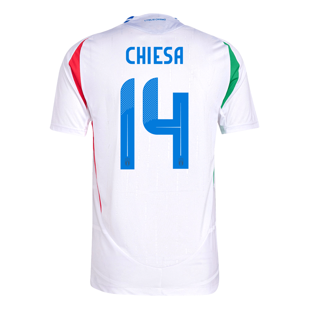 CHIESA #14 Italy Away Jersey Player Version Euro 2024