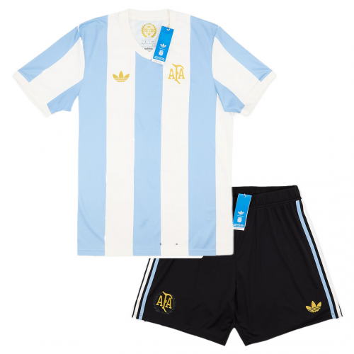 Kids Argentina 50th Anniversary Kit Jersey+Shorts 2024