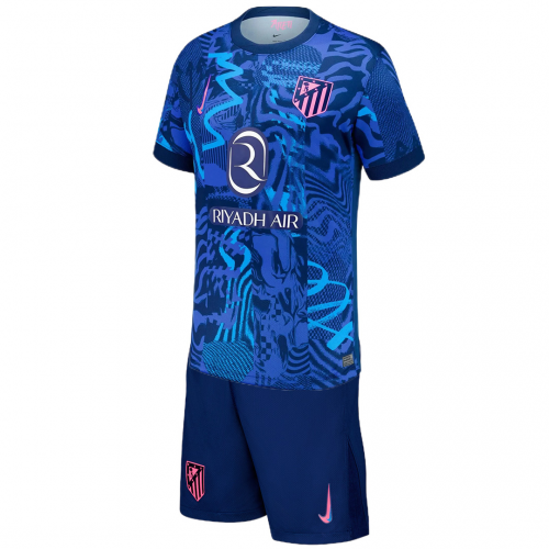 Kids Atletico Madrid Third Kit(Jersey+Shorts) 2024/25