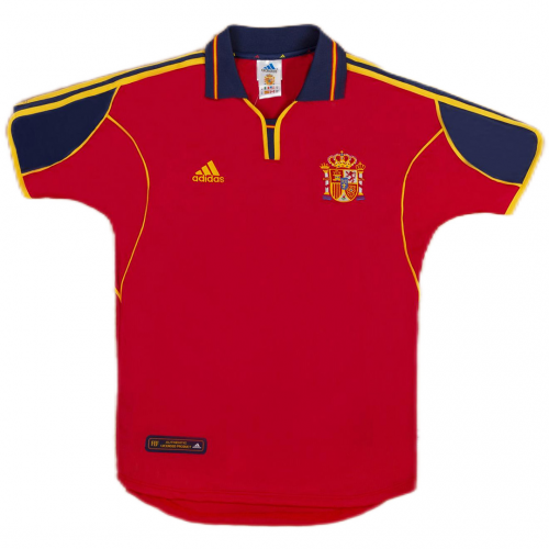 Retro Spain Home Jersey Euro Cup 2000