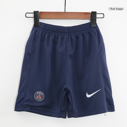 KVARATSKHELIA #7 Kids PSG Home Jersey Kit 2024/25