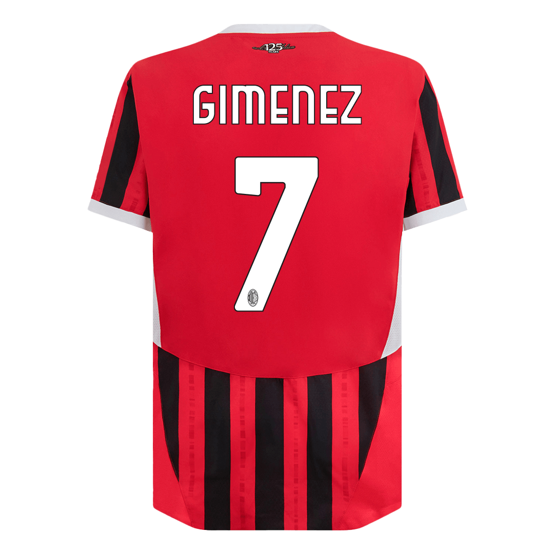 GIMENEZ #7 AC Milan Home Jersey Player Version 2024/25