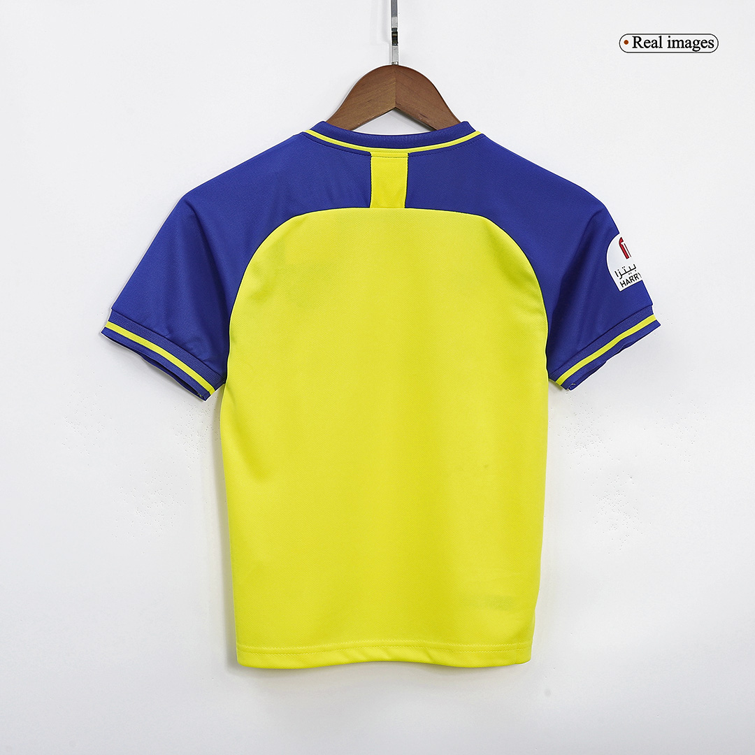 Al Nassr Kid's Jersey Home Kit(Jersey+Shorts) Replica 2022/23