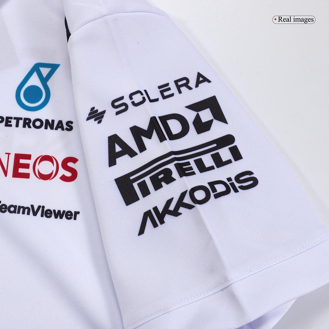 Mercedes AMG Petronas F1 Racing Team Polo - White 2023